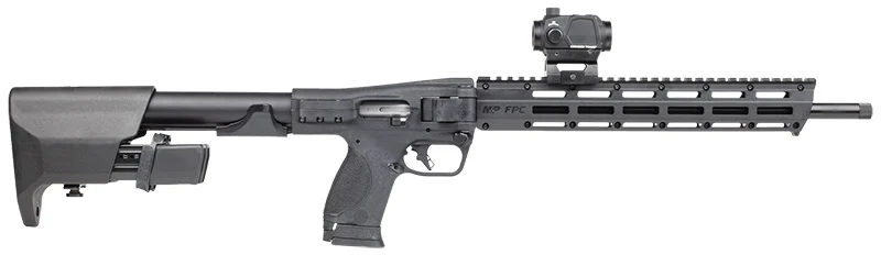 M&P FPC 9MM 16" BL M-LOK Rd/Grn-Dot (1)17(2)23-Rd