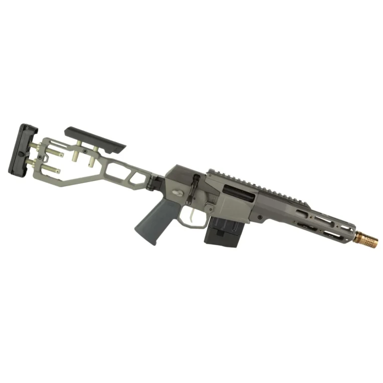 Q MINI FIX RIB SBR 300 BLACK OUT 8IN BBL 1:5 TWIST FOLDING ADJ STOCK BLACK ACCENTS 10RD MAG