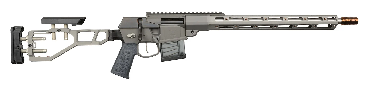 Q LLC MINIFIX6ARC15INGRY Mini Fix 6mm ARC 10+1 16" Gray Picatinny Rail M-LOK Handguard Adj Folding Gray