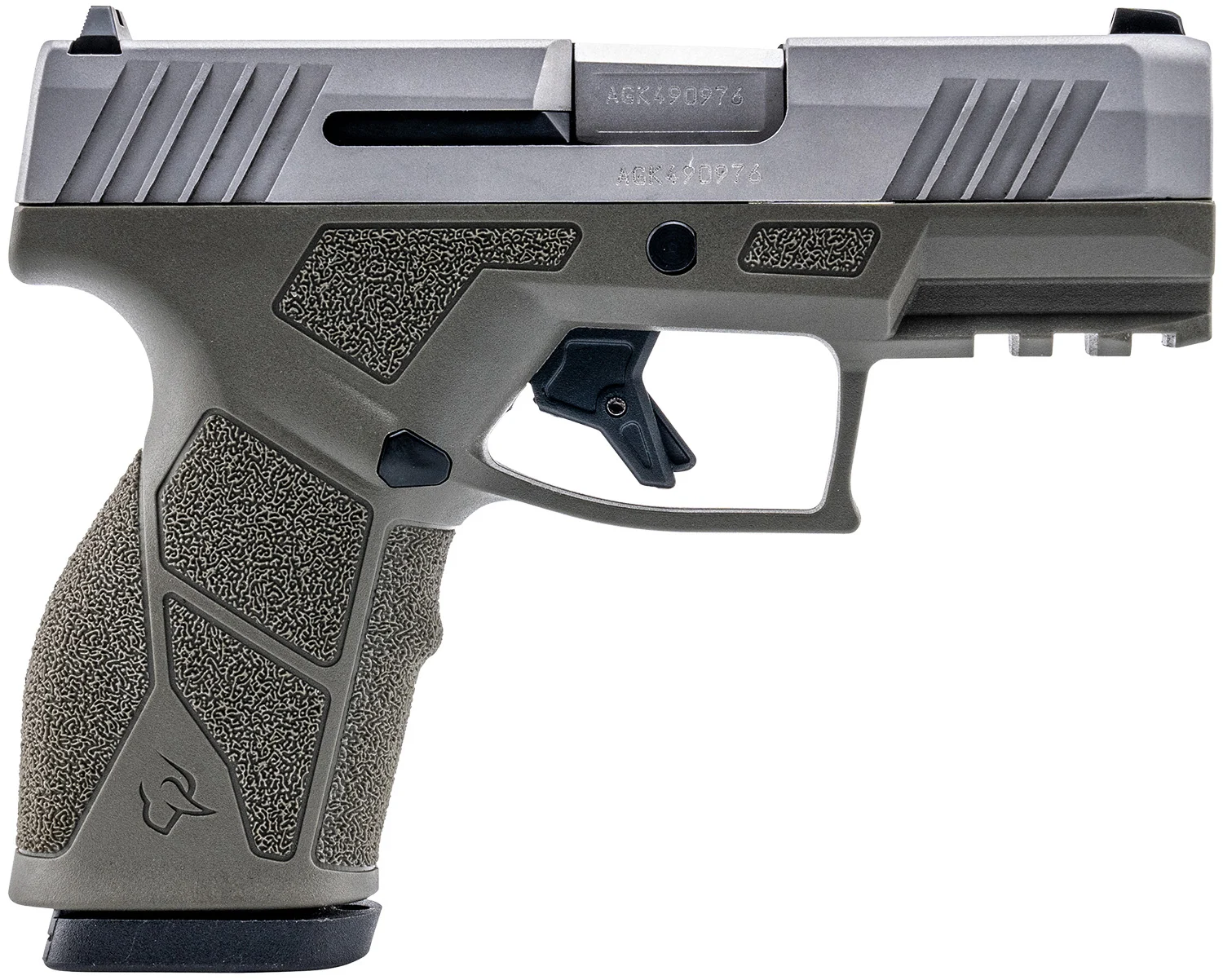Taurus 1-GX2939O GX2 9mm Luger 13+1 3.37" Matte Stainless Steel Barrel, Matte Serrated Stainless Steel Slide, OD Green Polymer Frame w/Picatinny Rail, Polymer Grip