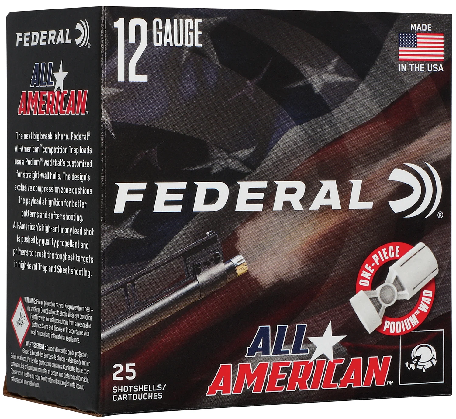 Federal Ammunition 12 Gauge – 25rd