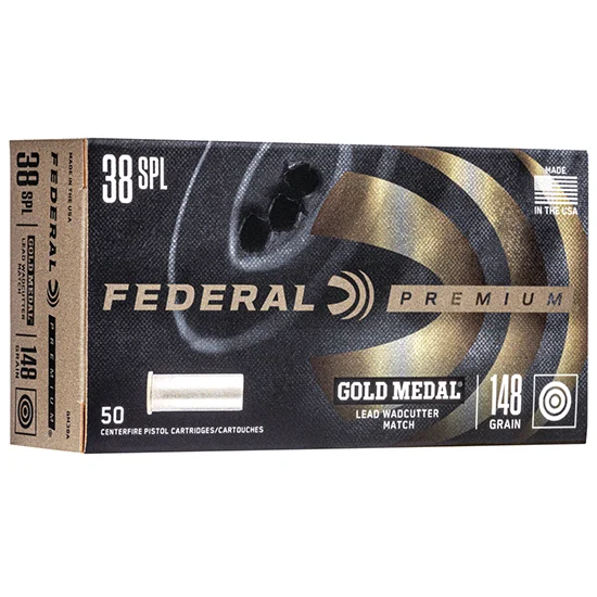 Federal Ammunition .38 Special 148gr WC – 50rd