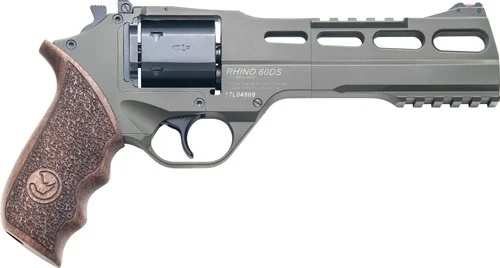 CHIAPPA RHINO 60DS 357MAG - 6" ADJ. SIGHT ODG/WALNUT
