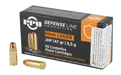 PPU 9MM JHP 147GR 50/1000