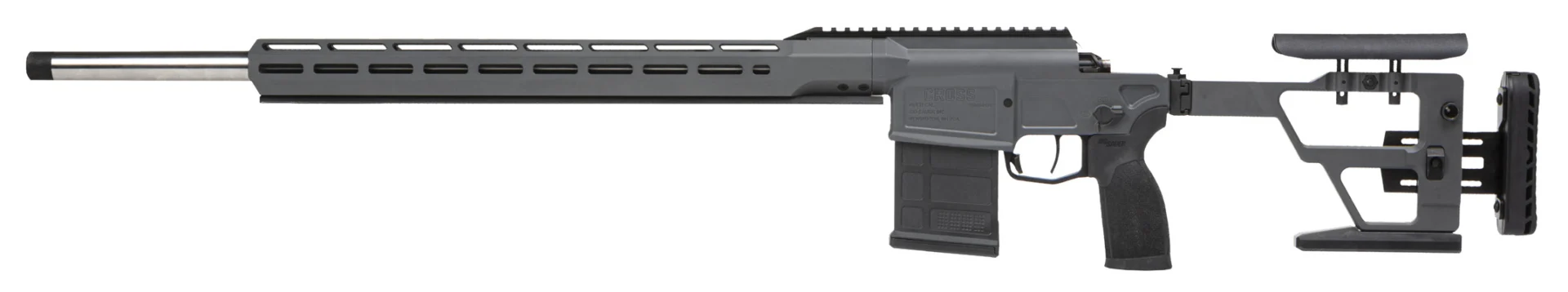 SIG CROSS 6MM CREED 24 GRY FOLD PRS 10RD