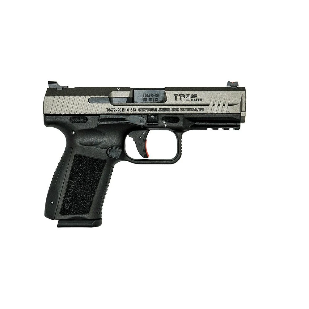Canik TP9SF Elite Handgun 9mm Luger 15rd Magazines (2) 4.19" Barrel Tungsten Grey